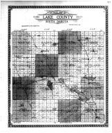 Lake County Outline Map, Lake County 1911